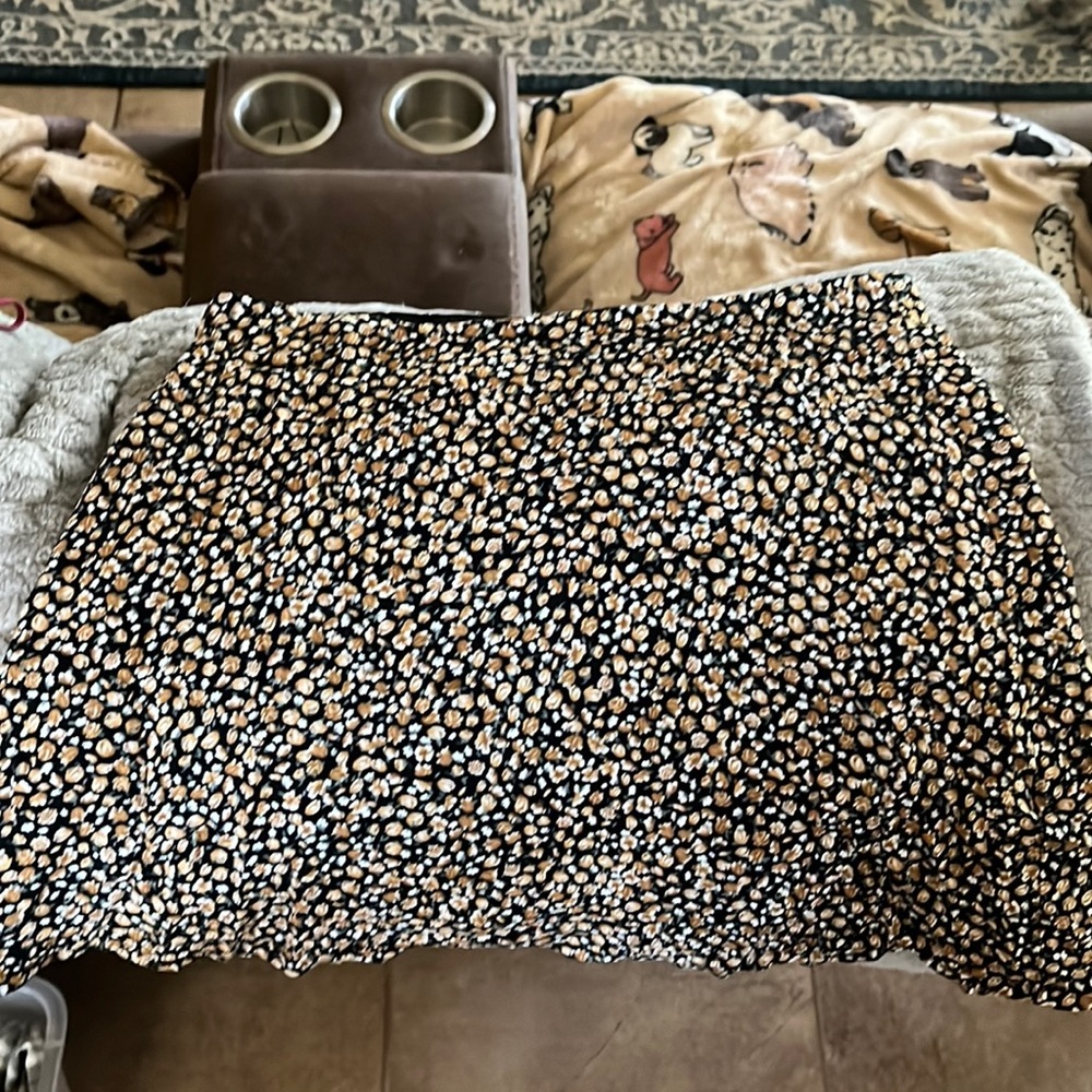 NWT Garage Floral Mini Skirt